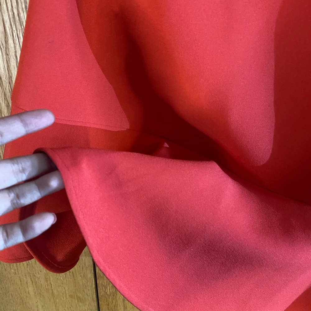 BCBGMaxAzria Red Ruffle Mini Dress - Picture 7 of 9